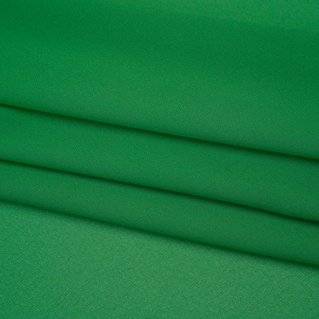 Polyester Chiffon - Grass Green - Designer Deadstock