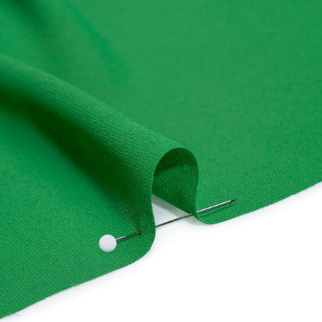 Polyester Chiffon - Grass Green - Designer Deadstock