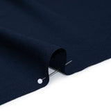 Stretch Puckered Polyester Crepe - Navy - Designer Deadstock