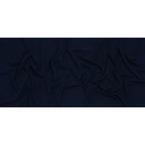 Stretch Puckered Polyester Crepe - Navy - Designer Deadstock