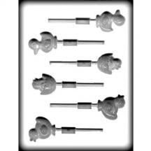 Easter Assortment Sucker Hard Candy Mold (8H-2201)*