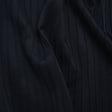 Pintucked Stretch Polyester Scuba Knit - Navy Blue - Designer Deadstock