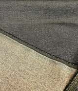 Robert Allen Jacquard Mystic Ebony Black Polyester Fabric - Ebony With Light Gold Design, 58" Width (1 Yard)
