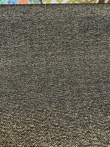 Robert Allen Jacquard Mystic Ebony Black Polyester Fabric - Ebony With Light Gold Design, 58" Width (1 Yard)
