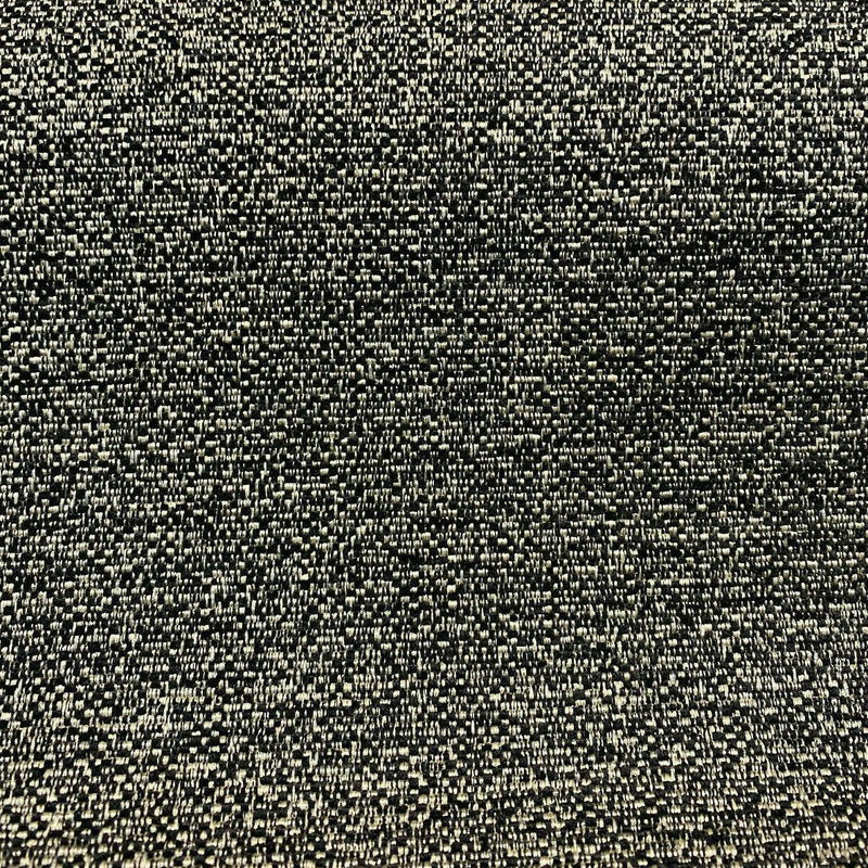 Robert Allen Jacquard Mystic Ebony Black Polyester Fabric - Ebony With Light Gold Design, 58" Width (1 Yard)