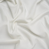 Stretch Polyester Woven - Off White - Designer Deadstock
