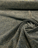 Belgian Chenille Mesmerize Gorilla Brown Upholstery Fabric - Brown Bear Black, 57" Width (1 Yard)