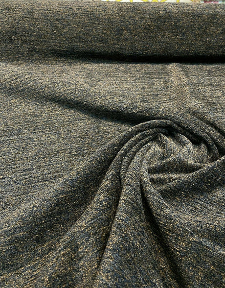 Belgian Chenille Mesmerize Gorilla Brown Upholstery Fabric - Brown Bear Black, 57" Width (1 Yard)