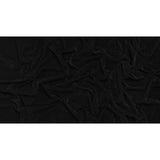 Metallic Stretch Polyester Crepe Knit - Black and Silver - Designer Deadstock