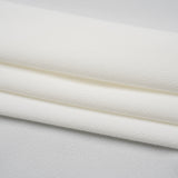 Stretch Polyester Crepe - Off White - Designer Deadstock