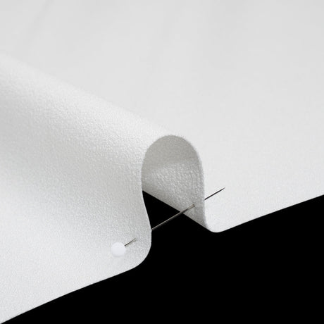 Stretch Polyester Crepe - Off White - Designer Deadstock