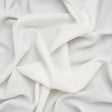Stretch Polyester Crepe - Off White - Designer Deadstock