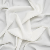 Stretch Polyester Crepe - Off White - Designer Deadstock