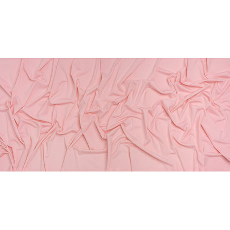 Stretch Polyester Jersey - Petal Pink - Designer Deadstock