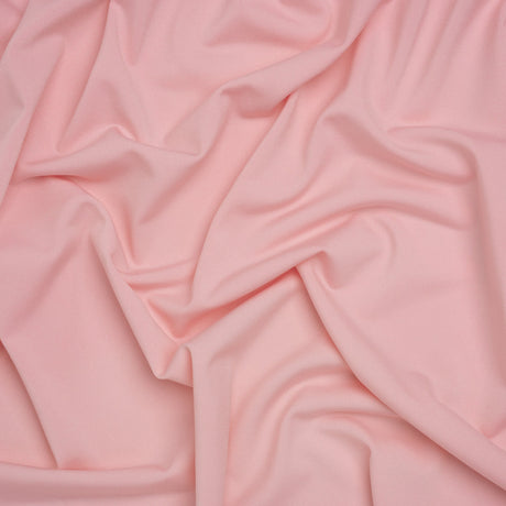 Stretch Polyester Jersey - Petal Pink - Designer Deadstock