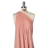 Stretch Viscose Jersey - Peony Pink - Designer Deadstock