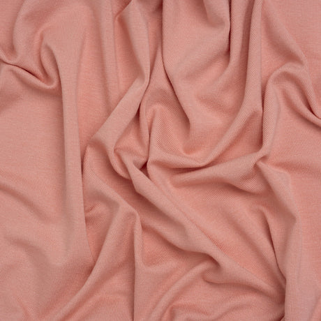 Stretch Viscose Jersey - Peony Pink - Designer Deadstock