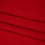Stretch Polyester Crepe Double Knit - Red - Designer Deadstock