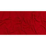 Stretch Polyester Crepe Double Knit - Red - Designer Deadstock