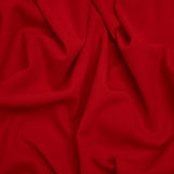 Stretch Polyester Crepe Double Knit - Red - Designer Deadstock