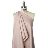 Stretch Ponte Knit - Truffle Pink - Designer Deadstock