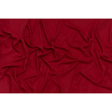 Polyester Challis - Cranberry Red - Designer Deadstock