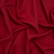 Polyester Challis - Cranberry Red - Designer Deadstock