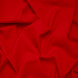 Stretch Polyester Crepe Double Knit - Flame Scarlet - Designer Deadstock