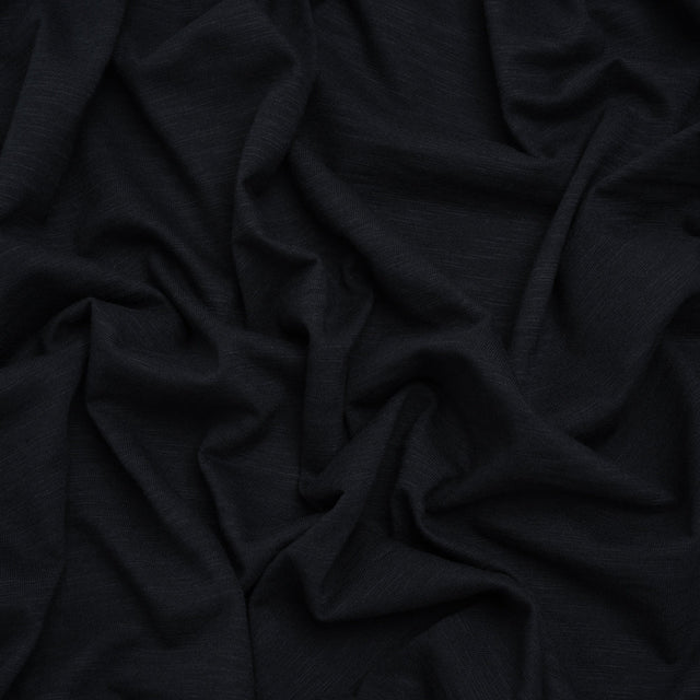 Cotton Jersey - Inkwell Navy - Designer Deadstock
