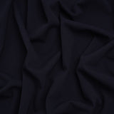 Stretch Polyester Crepe Double Knit - Navy Blue - Designer Deadstock