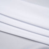 Stretch Polyester Satin - White - Designer Deadstock