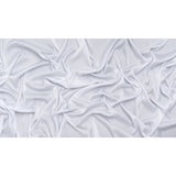 Stretch Polyester Satin - White - Designer Deadstock