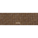 Polyester Tweed with Mini Pom Poms - Dark Brown, Yellow Ochre and Burgundy Tweed