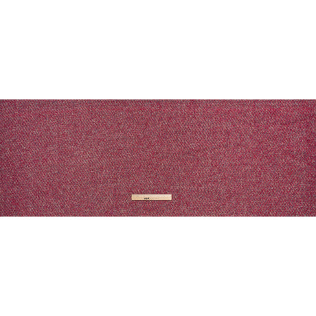 Polyester Twill Tweed with Metallic Eyelash Fringe - Magenta, Warm Purple and Gold