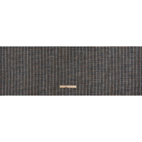 Polyester Tweed with Baby Sequins - Teal, Blue and Brown Plaid