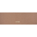 Polyester Metallic Tweed with Eyelash Fringe - Pale Pink, Beige and Tan Houndstooth