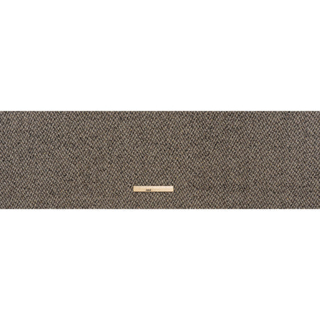 Polyester and Wool Blend Tweed - Tan, Beige and Black Herringbone