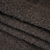 Wool Blend Boucle Tweed - Brown
