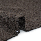 Wool Blend Boucle Tweed - Brown