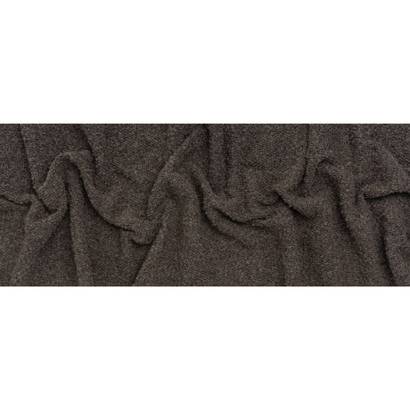 Wool Blend Boucle Tweed - Brown