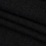 Wool Blend Boucle Tweed - Black