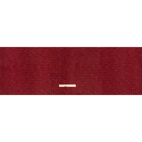 Brushed Wool Blend Tweed - Red, Burgundy and Fuchsia Plaid