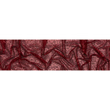 Recycled Polyester Circle Sequin Stripes on Stretch Mesh - Tango Red - Transcendent Collection