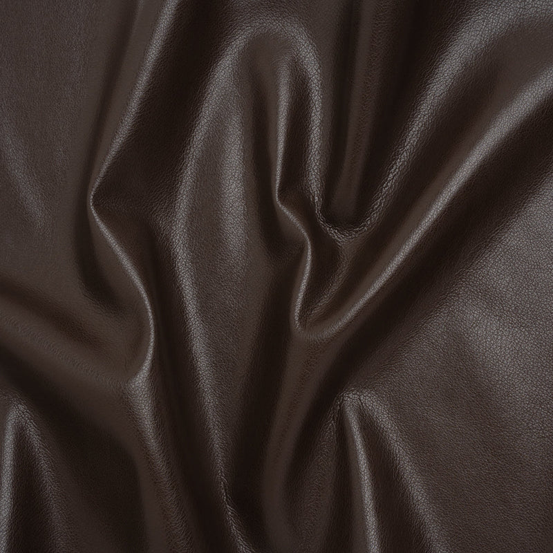 Buttery Faux Leather with Brushed Suede-like Backing - Chocolate - Veronica Collection