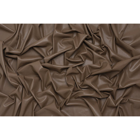 Buttery Faux Leather with Brushed Suede-like Backing - Taupe - Veronica Collection