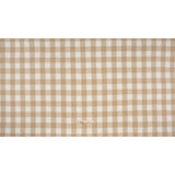 Yarn-Dyed Cotton Twill Flannel - Beige and White Buffalo Check