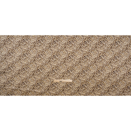 Silk Charmeuse Print - Beige and Brown Little Animal Spots - Deadstock