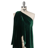 Rayon-Silk Velvet - Hunter Green - Cicero Collection