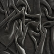 Rayon-Silk Velvet - Charcoal - Cicero Collection