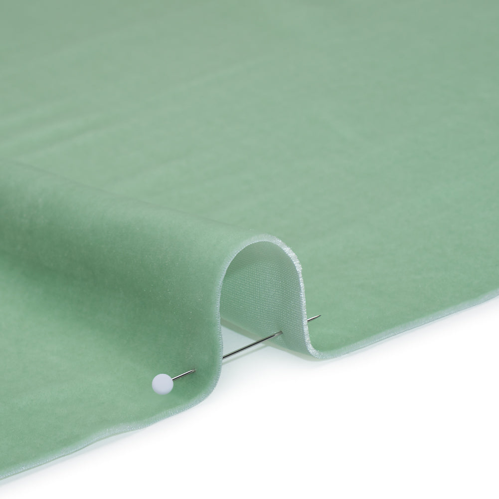 Rayon-Silk Velvet - Mint - Cicero Collection